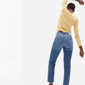 NWT Everlane Japanese denim cheeky jeans, size 32